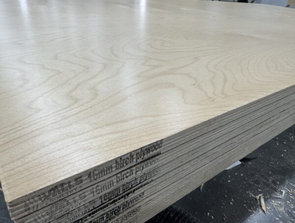 4'x9' Birch plywood UV coated one side